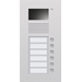 Deurstation deurcommunicatie — Niko Inbouwbuitenpost met 6 bellen en kleurencamera 10-306